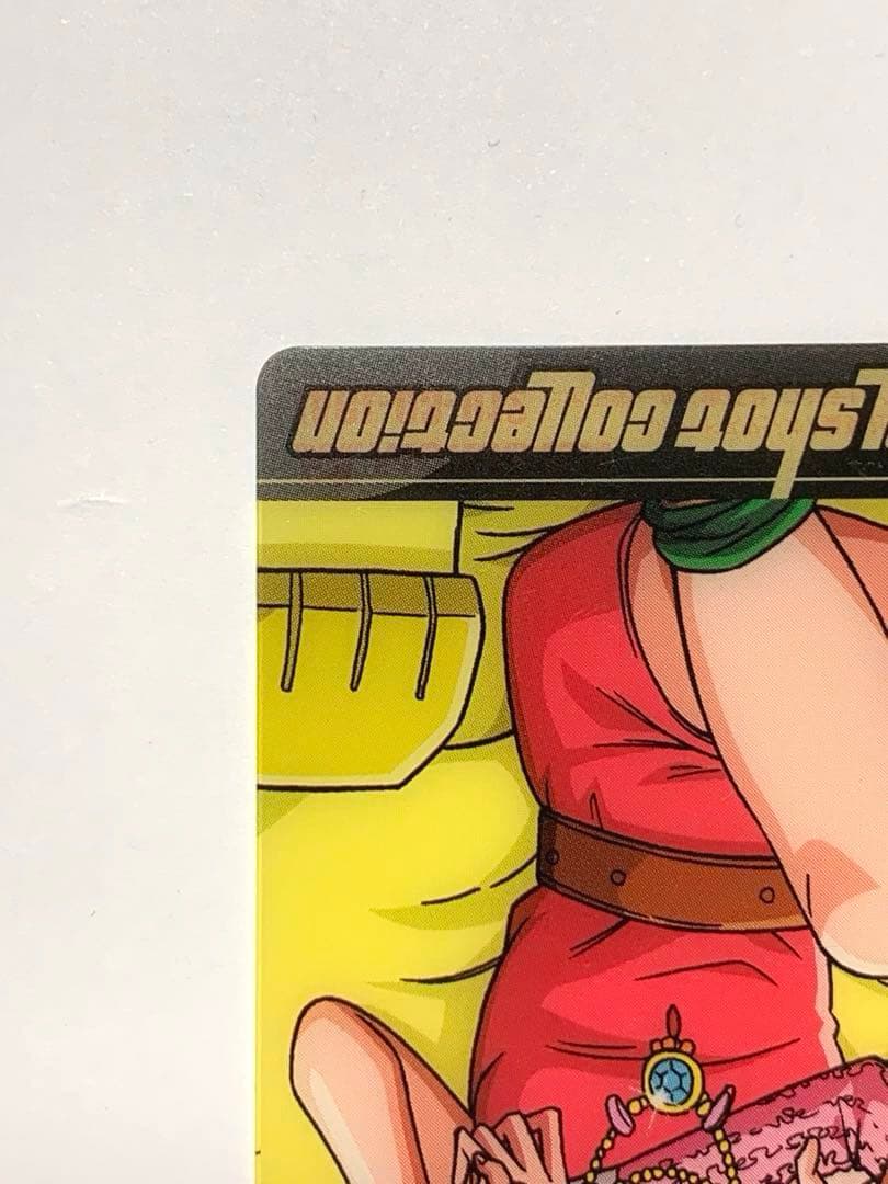 Bandai Dragon Ball X One Piece Morinaga Wafer Card No.012 featuring Bulma and Nami from Japan import