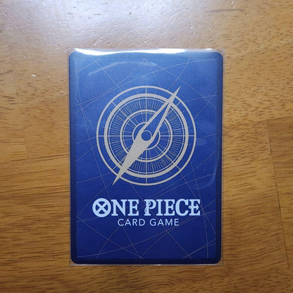 One Piece Monkey D. Luffy Secret SEC OP15 trading card from Adventure on the God Island series