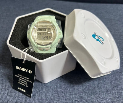 Casio Baby G Ladies Digital Watch Pastel Green 46mm Resin — Japan Import