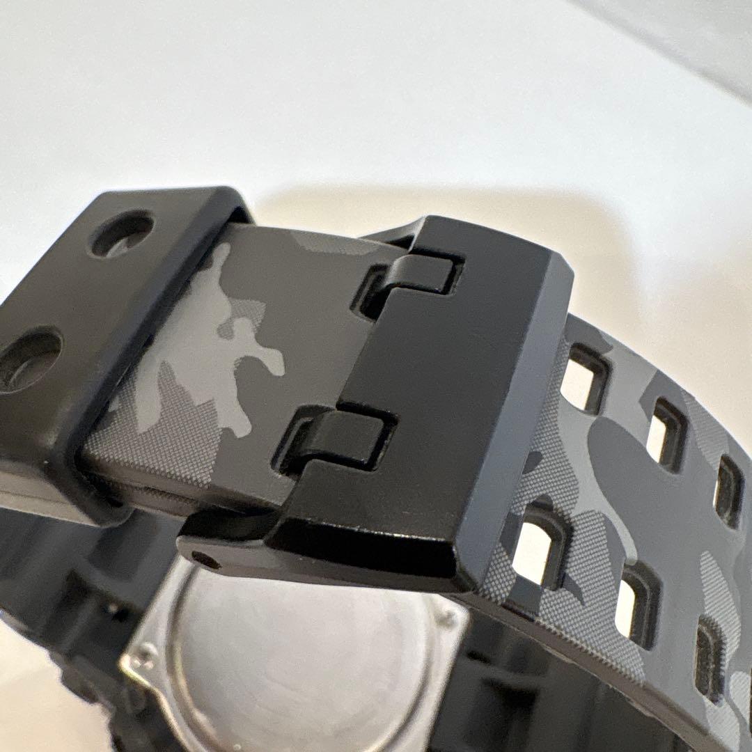 Casio G-Shock Camouflage Gray Watch with Shock Resistance — Japan Import