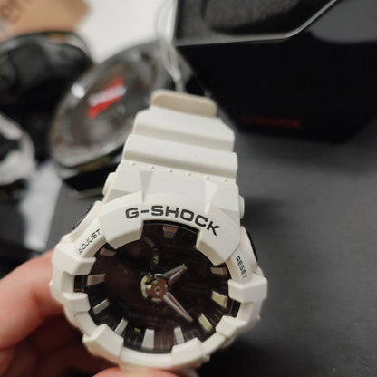 Casio G-Shock GA-700-7ADR Watch White Digital Analog Combo 20 ATM Japan Import