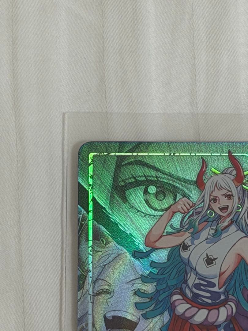 One Piece Bandai Yamato Leader Parallel OP06-079 single card from Japanese Decision Moment set