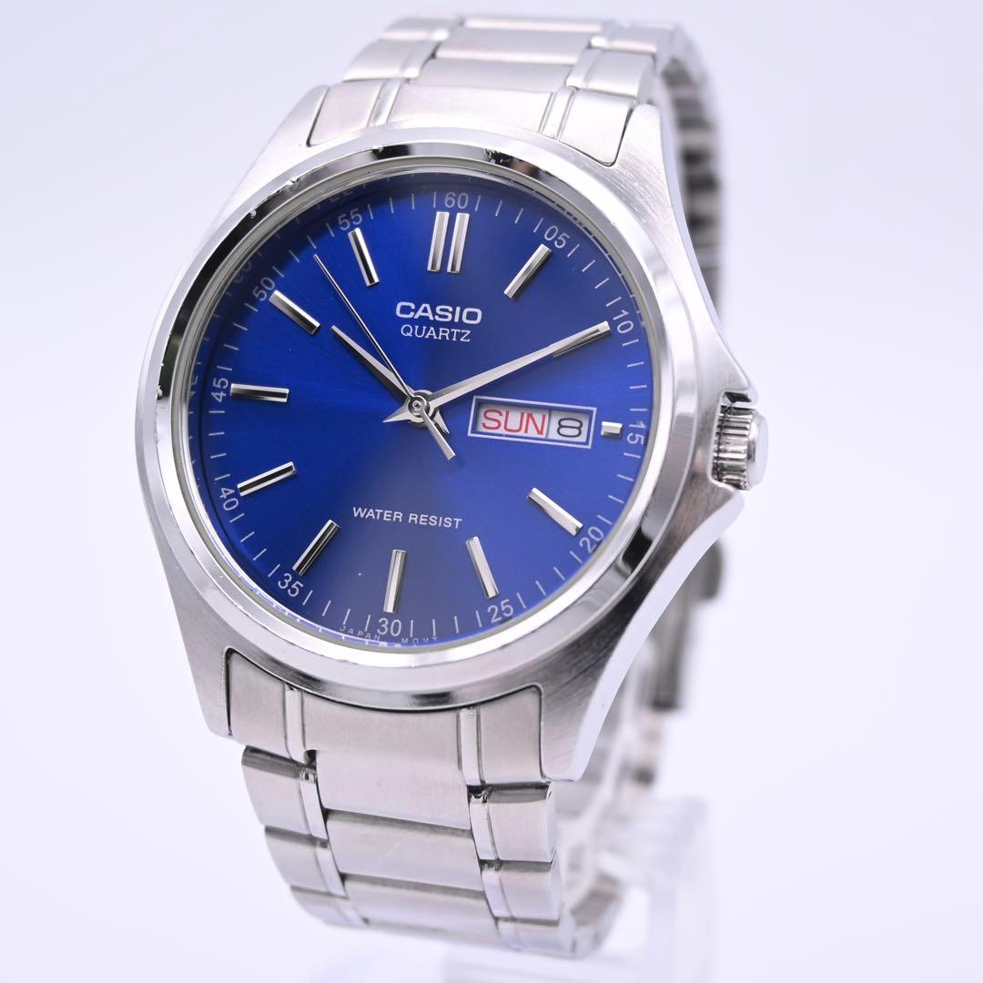Casio MTP-1239DJ Men's Watch with Blue Dial — Japan Import