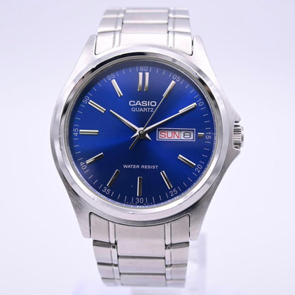 Casio MTP-1239DJ Men's Watch with Blue Dial — Japan Import