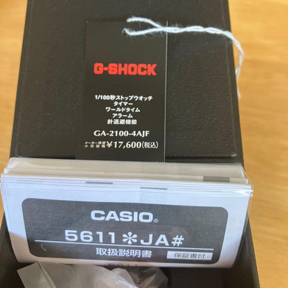 Casio G-Shock GA-2100-4AJF Shock-Resistant Digital Watch with Stopwatch — Japan Import