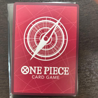 One Piece Card Game Monkey D. Luffy Leader Card ST10-002 in used but unused condition