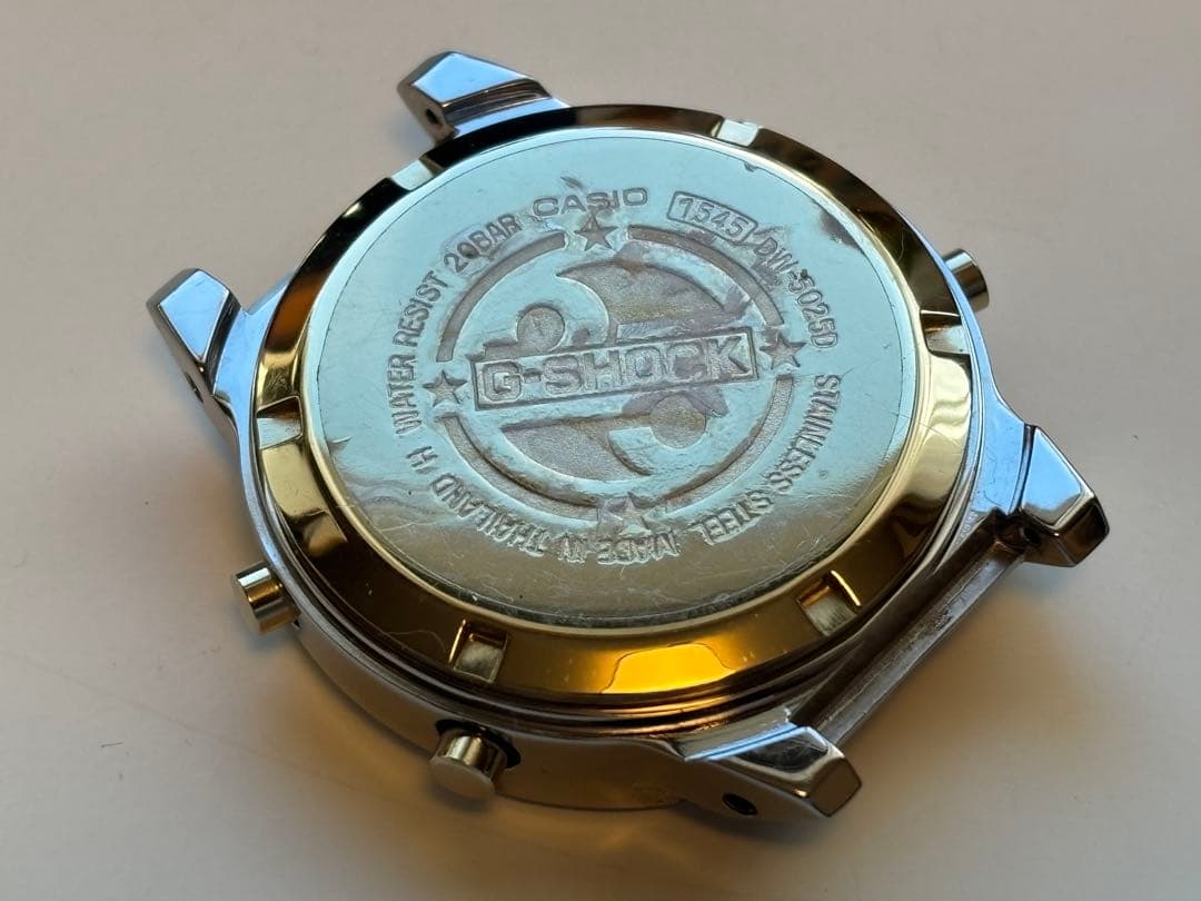 Casio G-Shock DW-5025 Original Limited Gold Skeleton Watch 25th Anniversary
