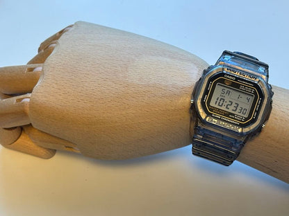 Casio G-Shock DW-5025 Original Limited Gold Skeleton Watch 25th Anniversary