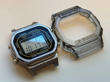 Casio G-Shock DW-5025 Original Limited Gold Skeleton Watch 25th Anniversary