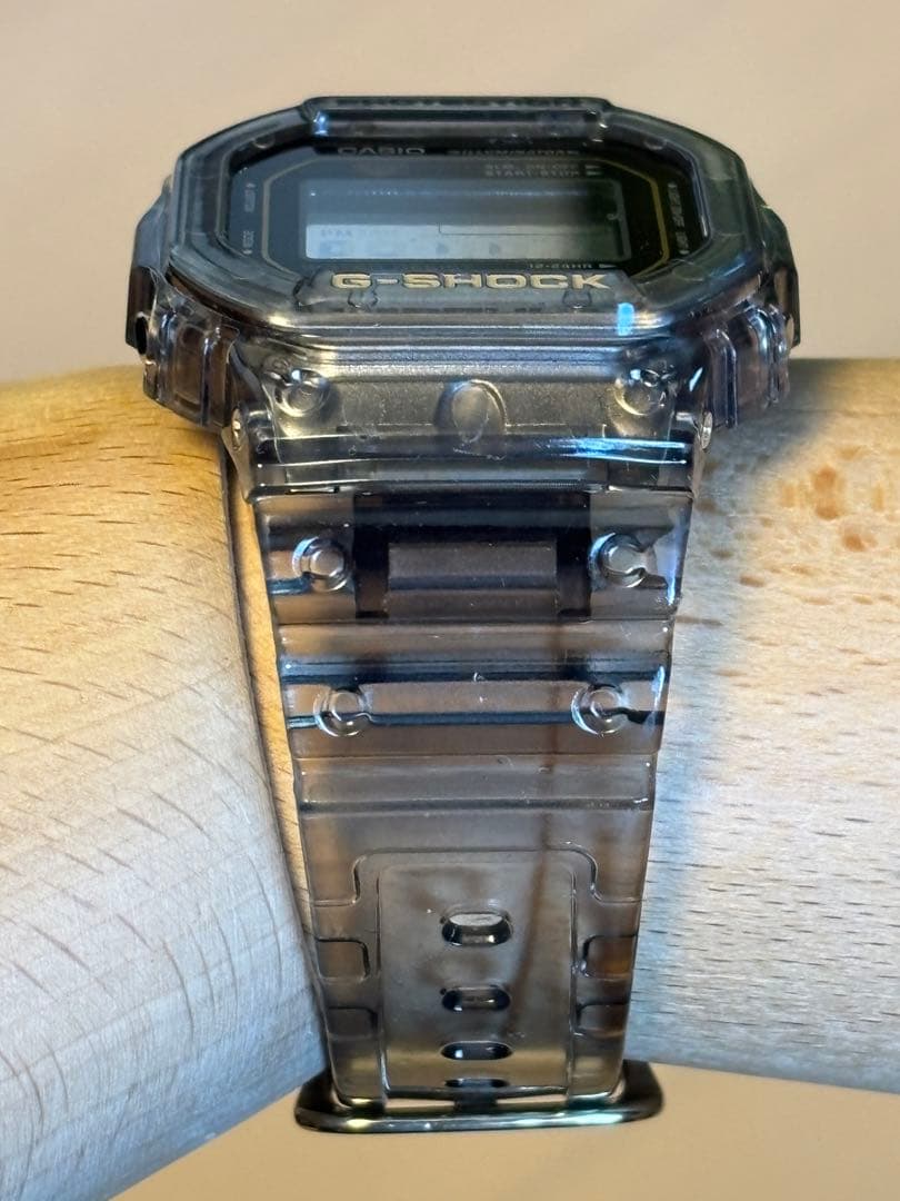 Casio G-Shock DW-5025 Original Limited Gold Skeleton Watch 25th Anniversary