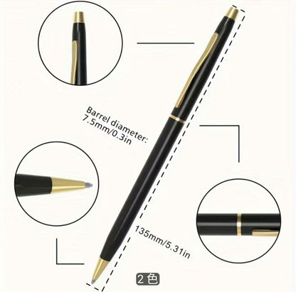 Cross Classic Design black and gold gel pen with slim body and twist mechanism