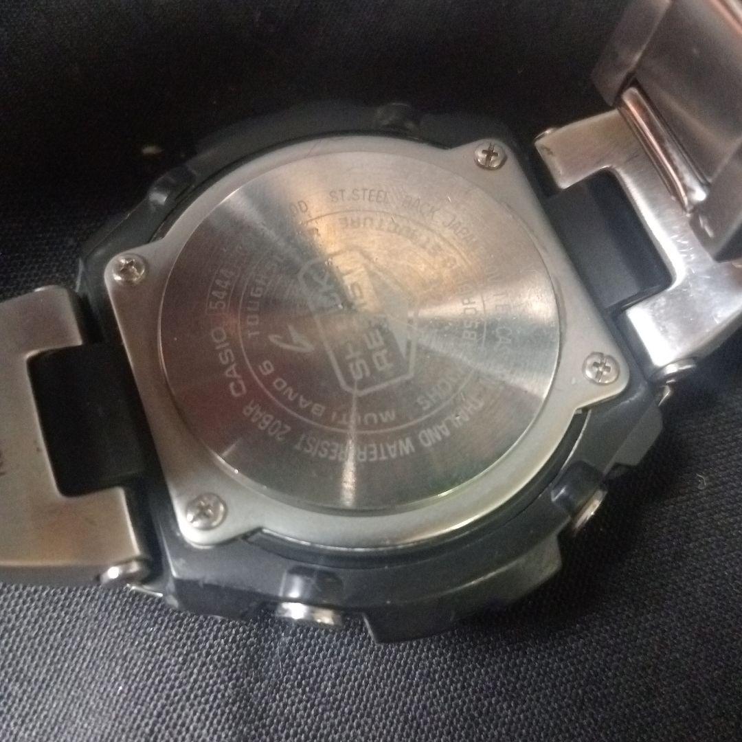 Casio G-STEEL Series Atomic Solar Watch with Metal Bezel