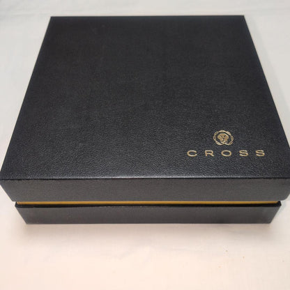 Cross Bailey Fountain Pen Gift Set with Black Body, Ink Bottle, Converter, and Paper Bag