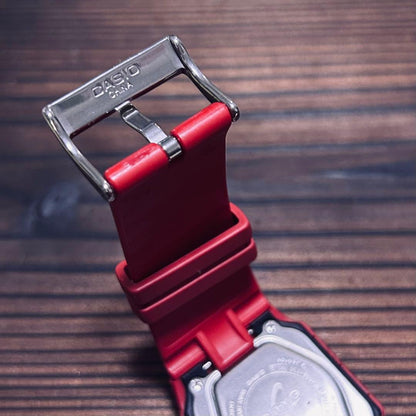 Baby-G Digital Analog Square Watch Model 5134 JA Red Japan Import