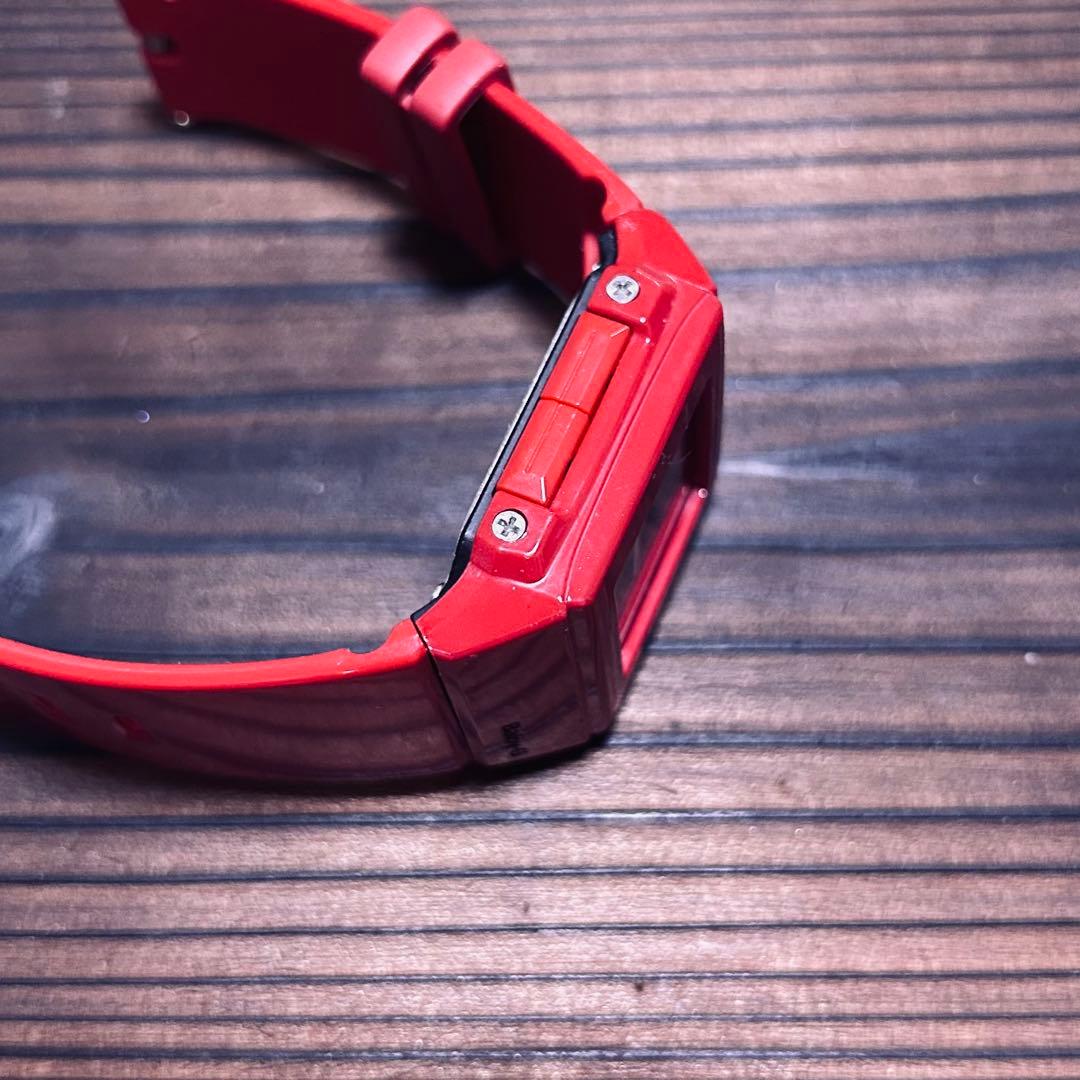 Baby-G Digital Analog Square Watch Model 5134 JA Red Japan Import