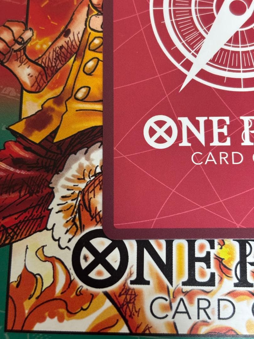 One Piece Card Game Luffy & Ace L ST30-00 start deck cards stored in protective sleeves