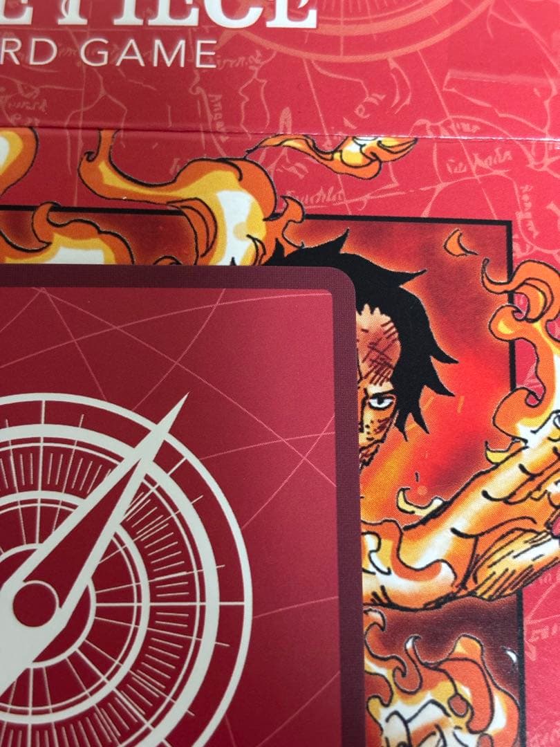 One Piece Card Game Luffy & Ace L ST30-00 start deck cards stored in protective sleeves