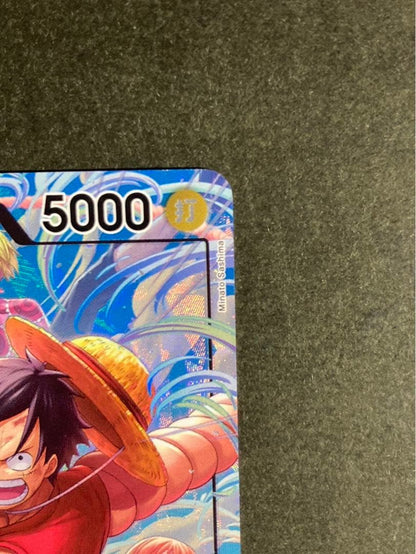 One Piece Card Game Monkey D Luffy OP15-098 L Parallel card Japan import with sleeve protection