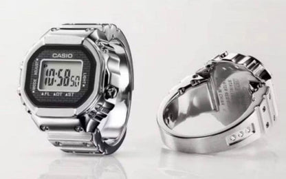 Casio Ringwatch CRW-001-1JR Silver Model Ring Watch
