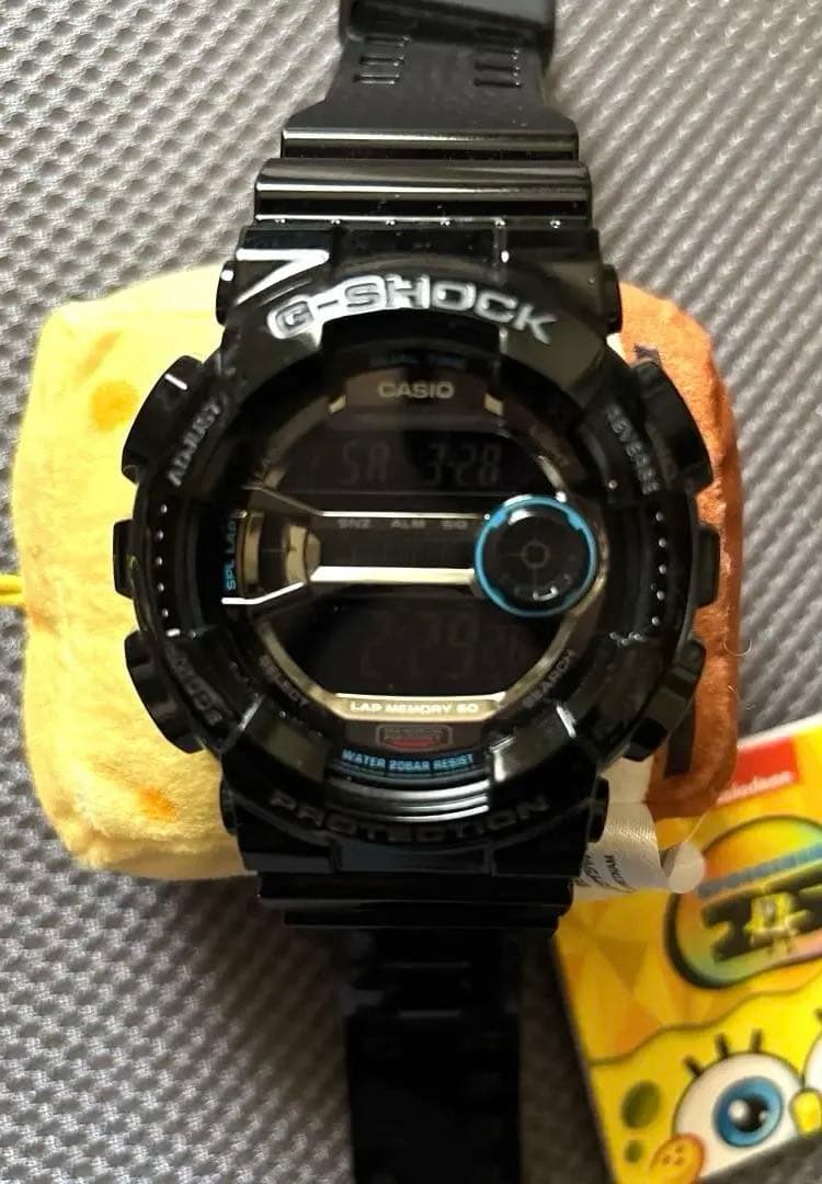 Casio G-Shock GD-110 Digital Watch Black and Blue