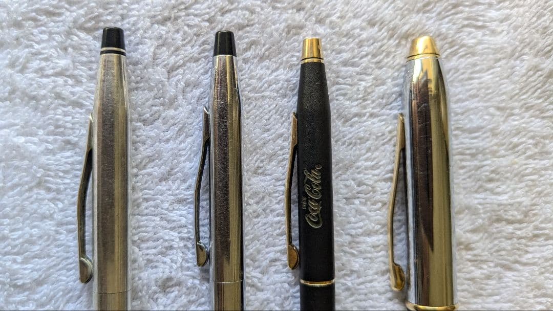 Coca-Cola Logo Chrome Silver Ballpoint Pen by Sterling Silver