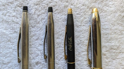 Coca-Cola Logo Chrome Silver Ballpoint Pen by Sterling Silver