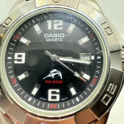 Casio Quartz Diver Watch MDV-100 20 ATM Water Resistant Working Condition