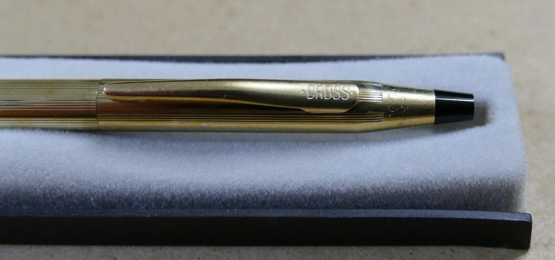 CROSS Classic Century Gold Ballpoint Pen 1/20 10KT Gold Filled Made in USA — Japan Import