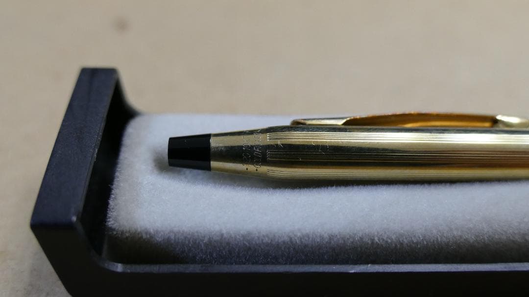 CROSS Classic Century Gold Ballpoint Pen 1/20 10KT Gold Filled Made in USA — Japan Import