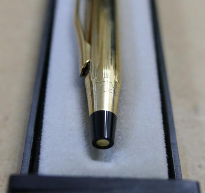 CROSS Classic Century Gold Ballpoint Pen 1/20 10KT Gold Filled Made in USA — Japan Import