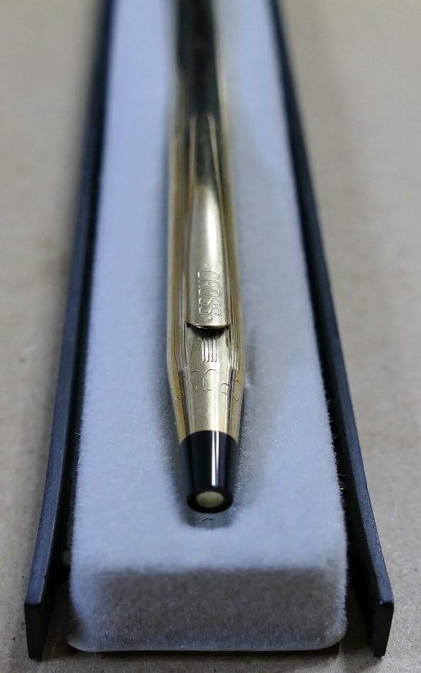 CROSS Classic Century Gold Ballpoint Pen 1/20 10KT Gold Filled Made in USA — Japan Import