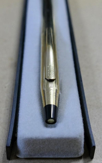CROSS Classic Century Gold Ballpoint Pen 1/20 10KT Gold Filled Made in USA — Japan Import