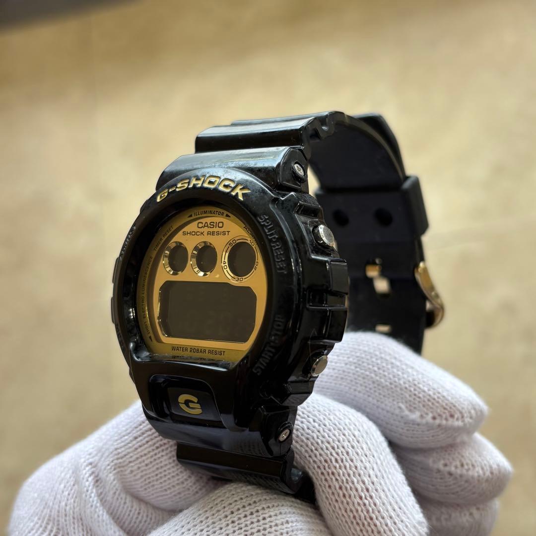 Casio G-Shock DW-6900CB Black and Gold Wristwatch — Japan Import