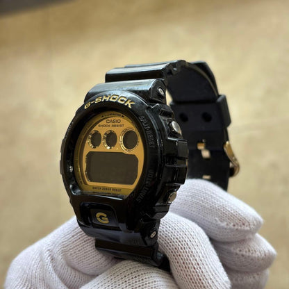 Casio G-Shock DW-6900CB Black and Gold Wristwatch — Japan Import
