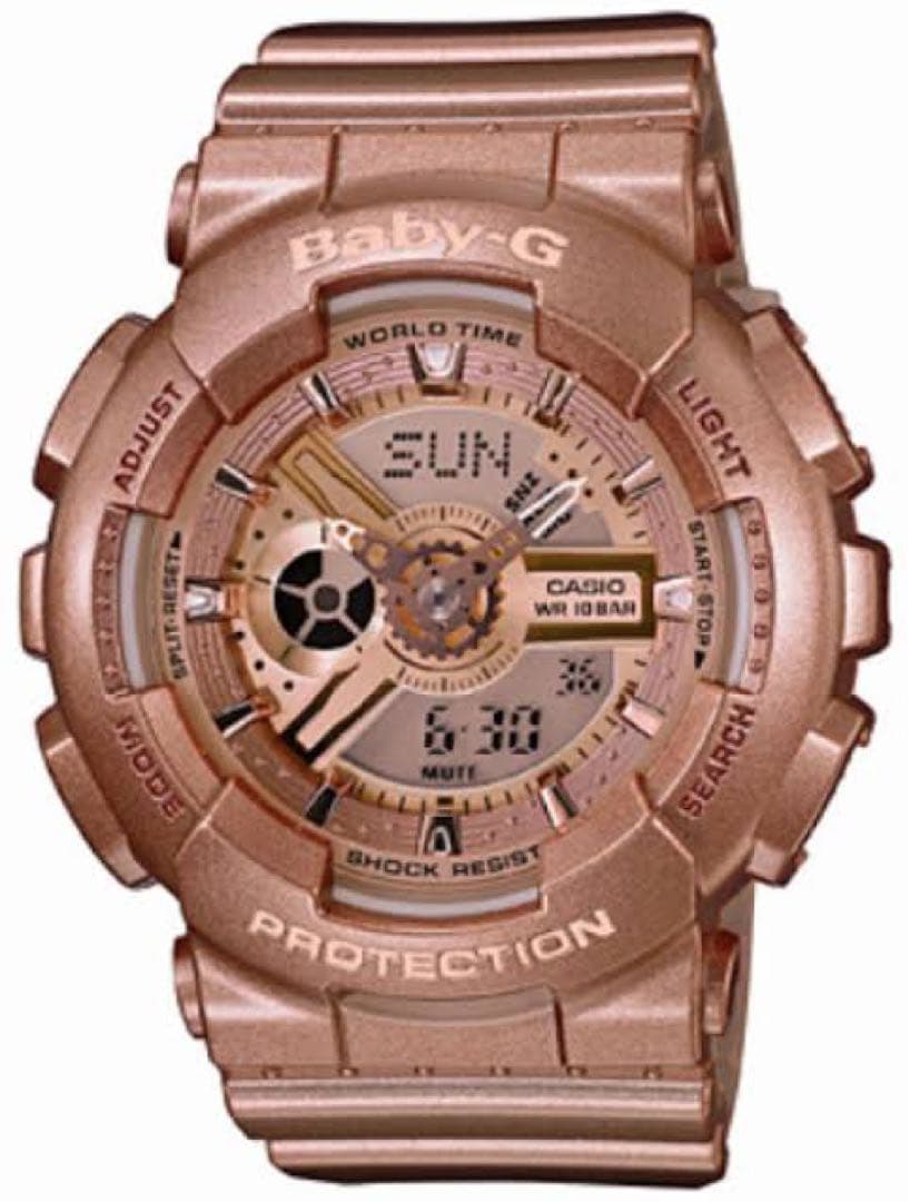 Casio Baby-G BA-111-4A2 Big Case Series Digital Watch Coral Pink — Japan Import