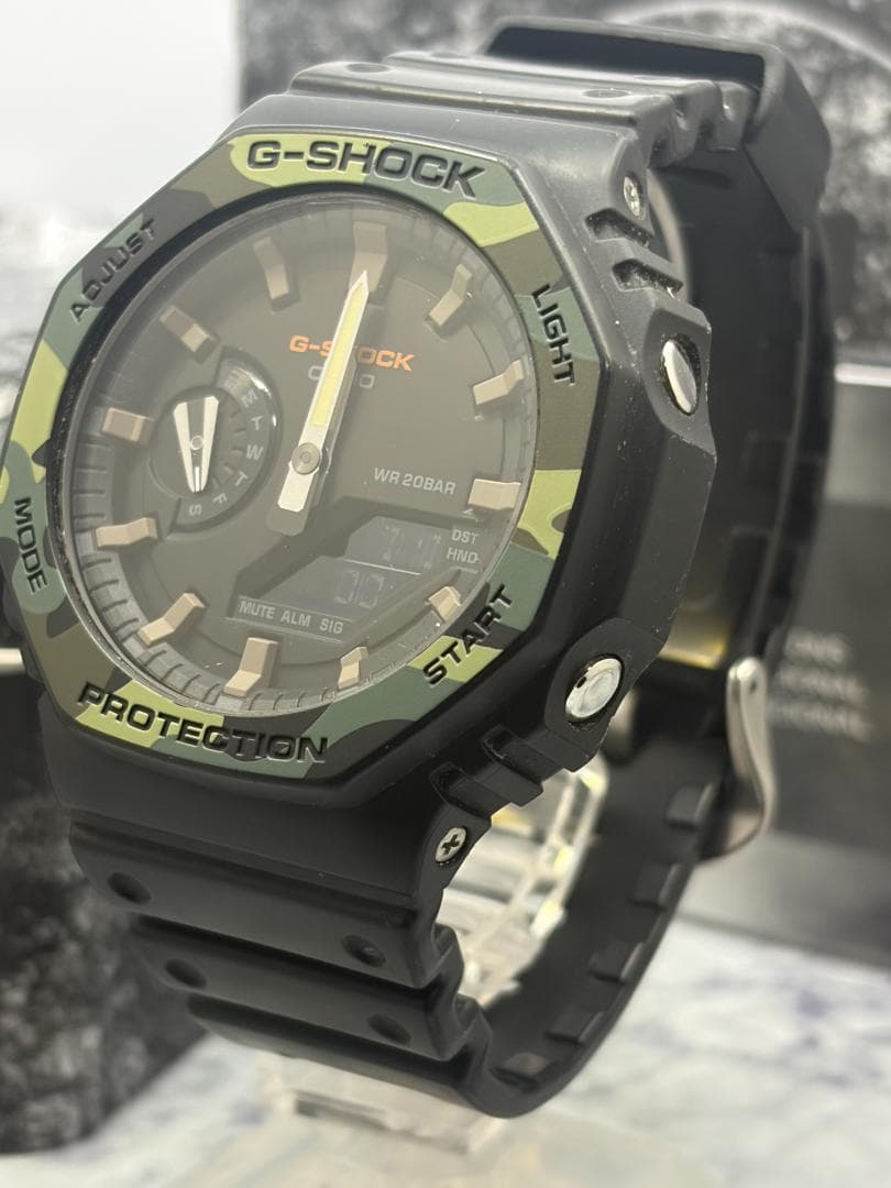 Casio G-Shock GA-2100SU Camouflage Analogue Digital Watch with Box and Manual - Japan Import