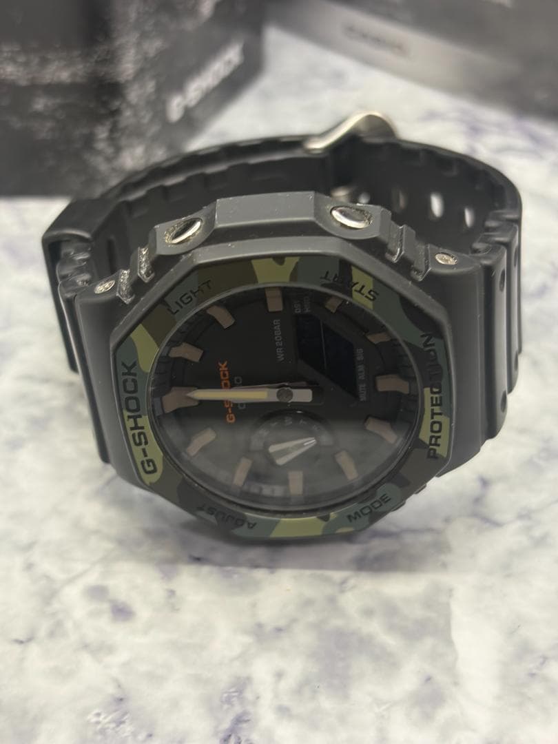 Casio G-Shock GA-2100SU Camouflage Analogue Digital Watch with Box and Manual - Japan Import
