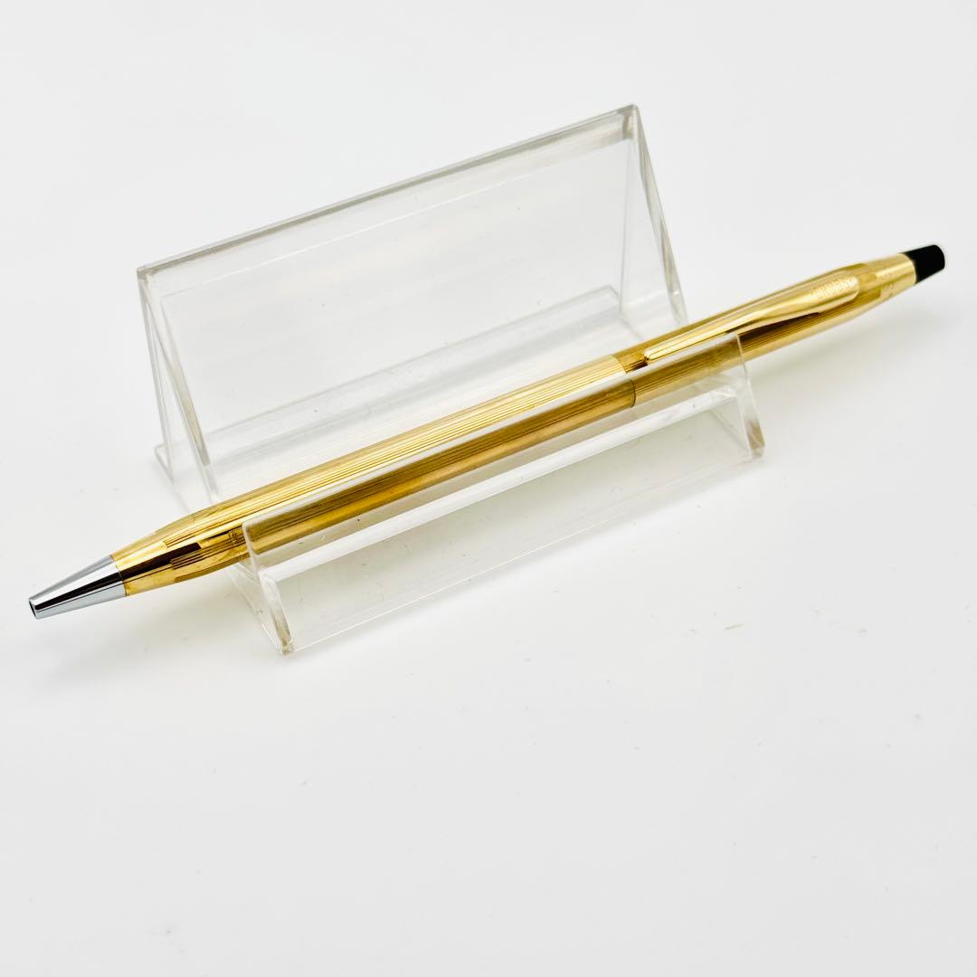 Cross Classic Century 12KT Gold Filled Ballpoint Pen Blue Ink Gold Color Japan Import