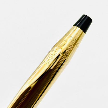 Cross Classic Century 12KT Gold Filled Ballpoint Pen Blue Ink Gold Color Japan Import