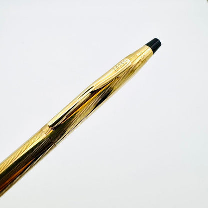 Cross Classic Century 12KT Gold Filled Ballpoint Pen Blue Ink Gold Color Japan Import