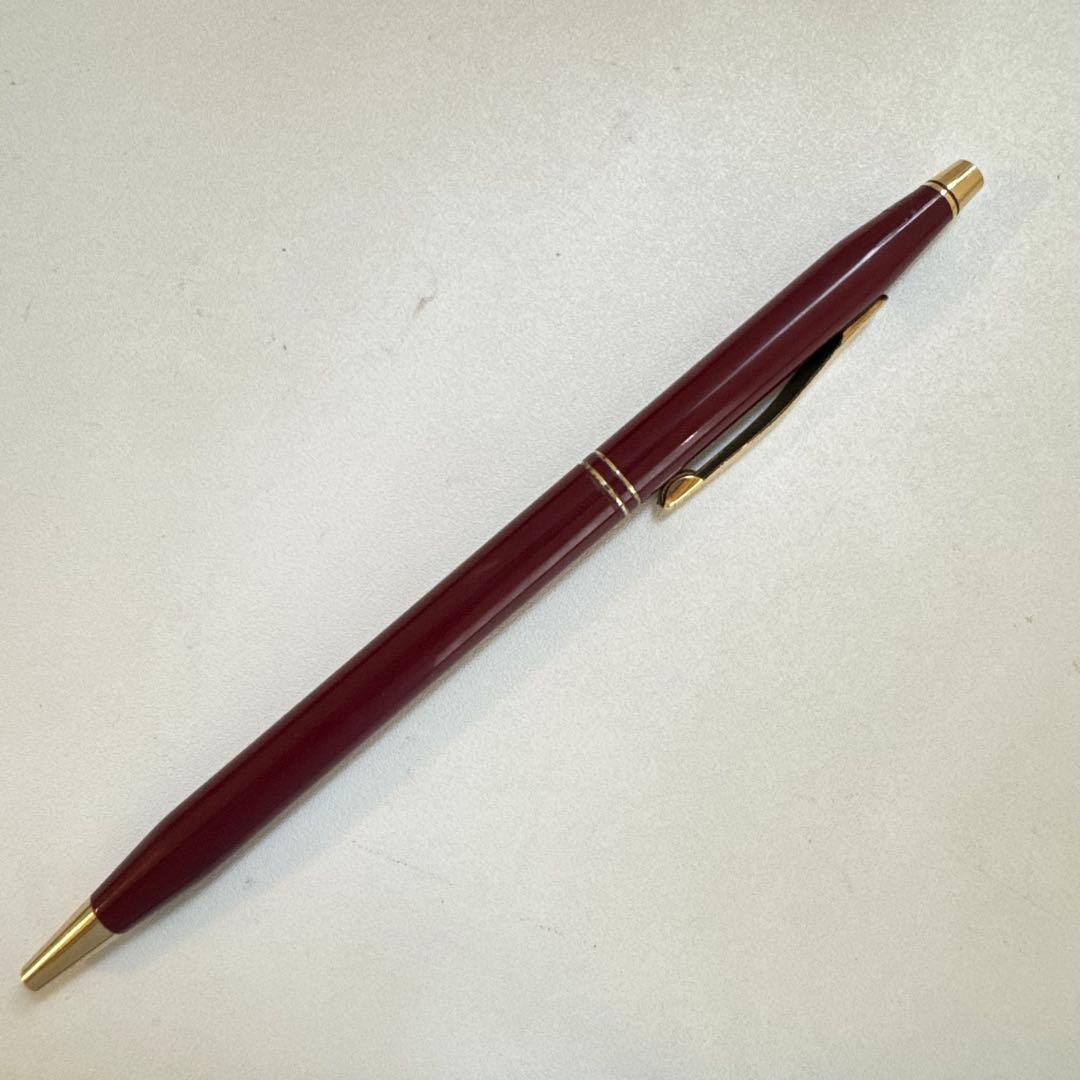 Cross Classic Century Burgundy Lacquer ballpoint pen with rotary twist mechanism