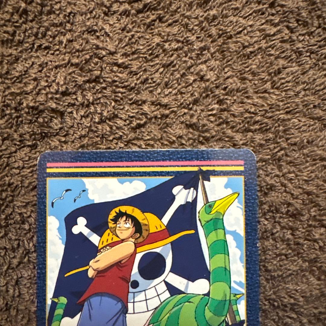 One Piece Waveland Chronicle collectible card No.127 featuring Monkey D. Luffy That Man character