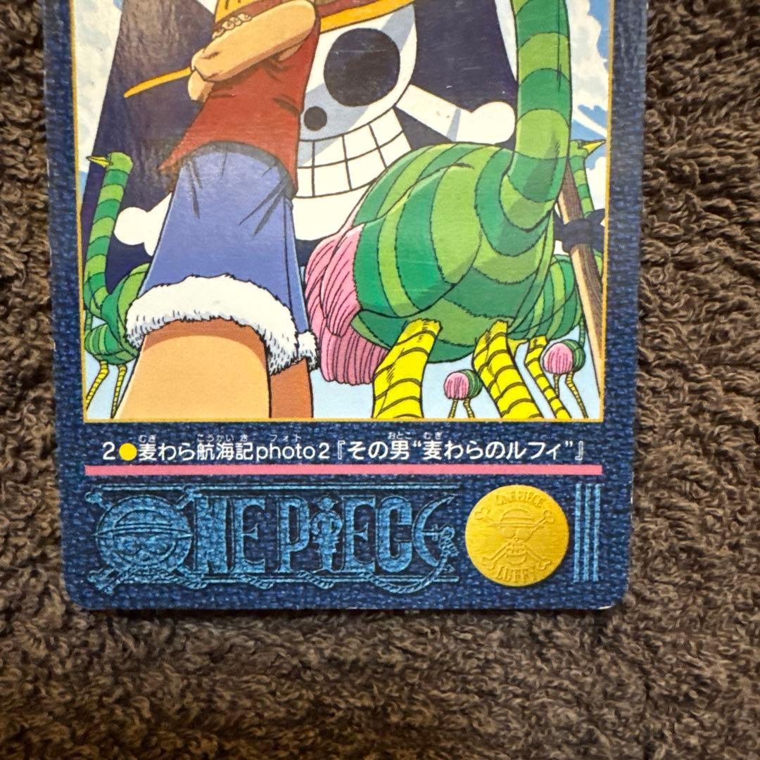 One Piece Waveland Chronicle collectible card No.127 featuring Monkey D. Luffy That Man character