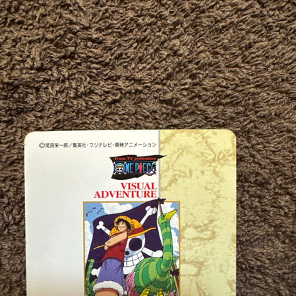 One Piece Waveland Chronicle collectible card No.127 featuring Monkey D. Luffy That Man character