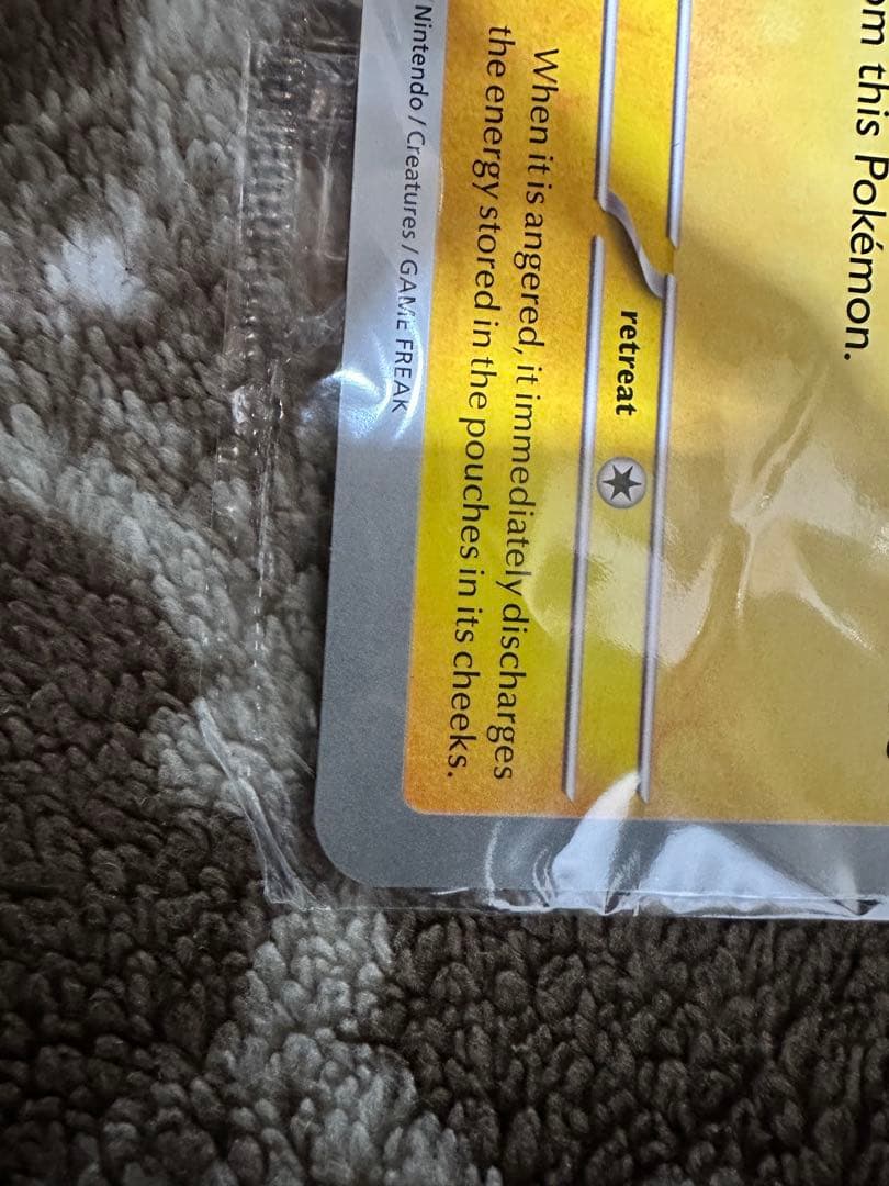Unopened London Museum and Pokemon 30th Anniversary collaboration Pikachu trading card