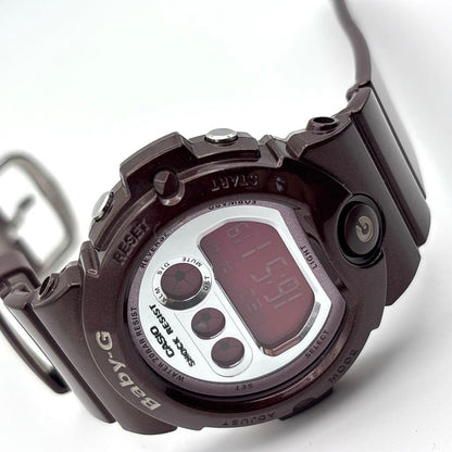 Casio Baby-G Series BG-6900 Shock Watch with Reversed Text Bordeaux Digital Japan Import