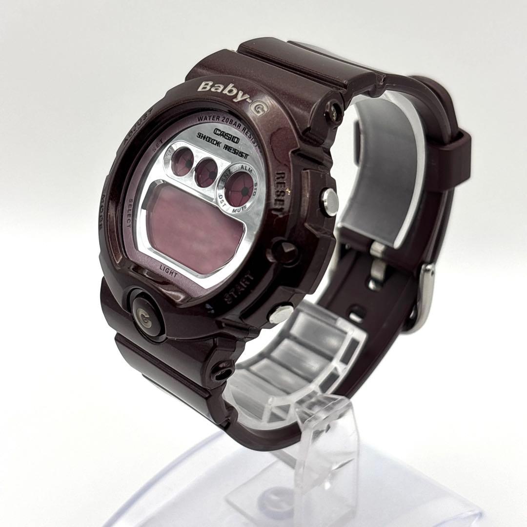 Casio Baby-G Series BG-6900 Shock Watch with Reversed Text Bordeaux Digital Japan Import