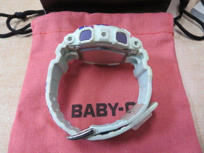 Casio Baby-G BA-110FL Flower Leopard Watch with Orange Dial and Pink & Purple Pattern — Japan Import