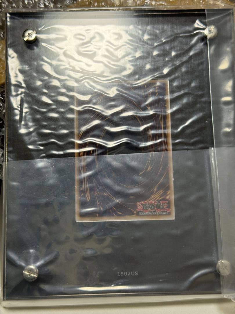 Bandai Yu-Gi-Oh Black Magician Girl metal stainless steel monster card in sealed bag with outer box