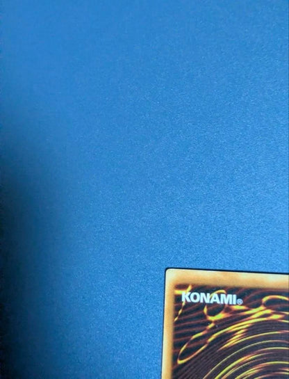 Blue-Eyes White Dragon LB-01 two-period Japanese trading card in protective triple sleeve